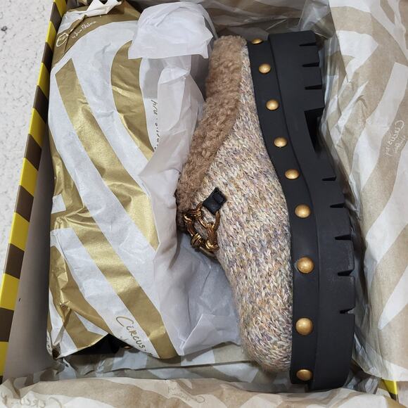 NEW Circus NY by Sam Edelman Women's Mule Natural Multi/Nutmeg Size 8 - Picture 10 of 11